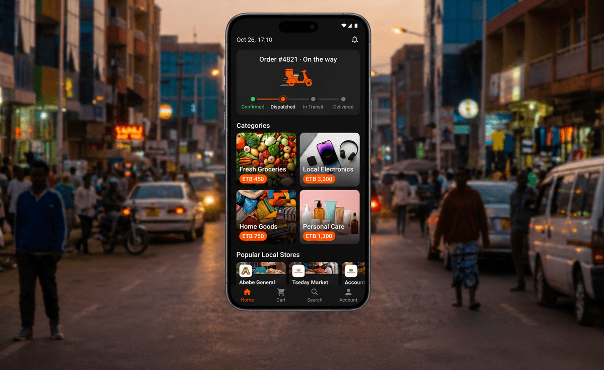 Ethio Express — mobile project by Eyob Tariku