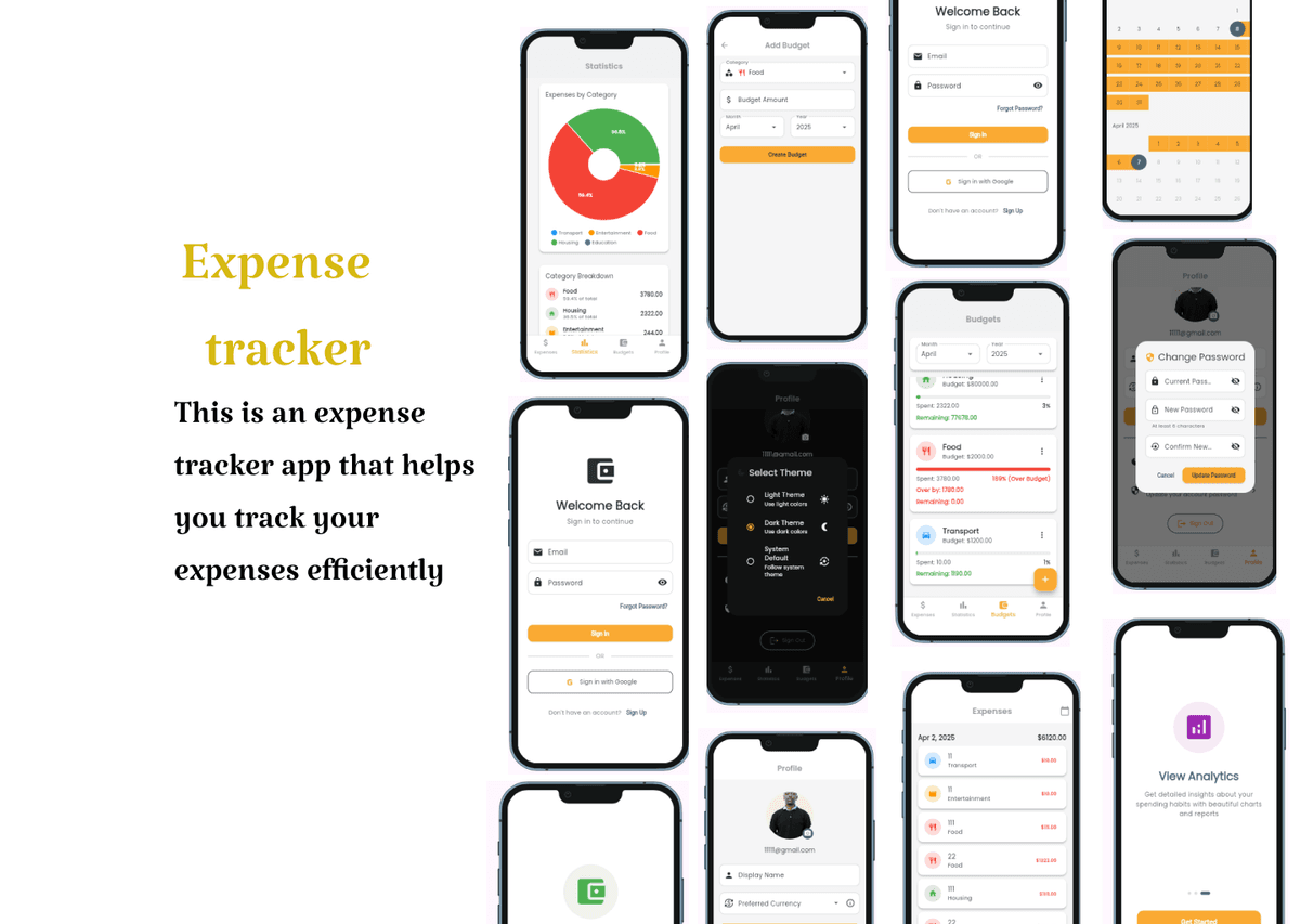 Expense Tracker — mobile project by Eyob Tariku