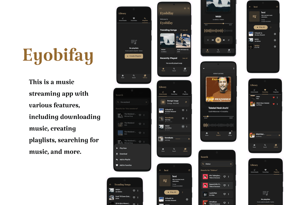 EyobiFay — mobile project by Eyob Tariku