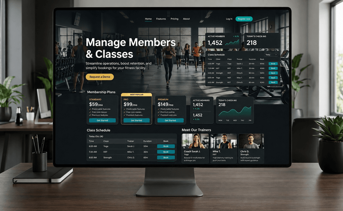 Gym Management System — web project by Eyob Tariku