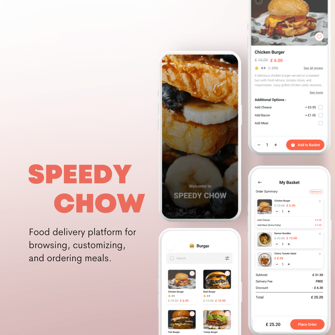 Speedy Chow — mobile project by Eyob Tariku
